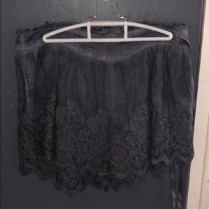 Grey Free People Flowy Shorts